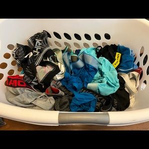 Laundry basket full of underwear, 20 various pairs. S/M.